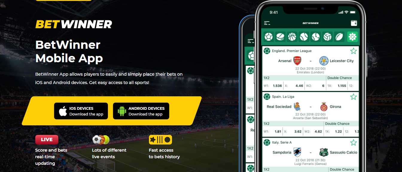 Apuesta en línea BetWinner - Experiencia de Apuesta Inigualable